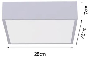 Plafonieră LED dimabilă Immax NEO 07238L CANTO 22W/230V alb Tuya + telecomandă