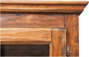 Vitrina L120 37 H197 cm, lemn masiv