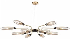 Lustra moderna design minimalist 127cm Ventura MYMOD012CL-12G