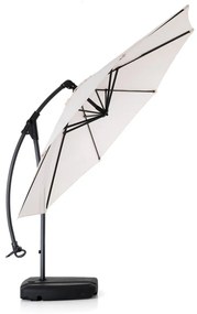 Umbrelă de soare albă ø 300 cm Sirolo – Tomasucci