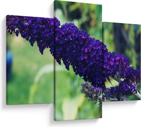 Tablou cu floare albastră (90x60 cm)