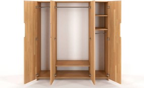 Dulap lemn masiv TerraCraft Fag, 170 × 60 × 180 cm