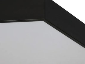 Plafonieră LED, 135 W, 230 V, 3000/4000/6500 K, Ø 80 cm, neagră