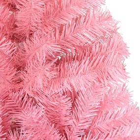 Pom de Craciun artificial cu suport, roz, 150 cm, PVC Roz, 150 cm, 1
