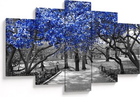 Tablou - Copaci albaștri Central Park, New York (150x105 cm)