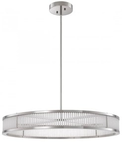 Lustra LED dimabila suspendata design elegant Thibaud L, nickel