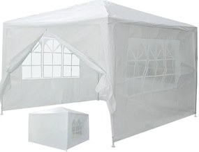 CORT PAVILION DE GRĂDINĂ 3x3 110g/m2 ALB GARDEN