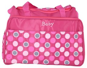 Geanta bebe NOVOKIDS™ Baby Bag atasabila la carucior, Maner detasabil, Capacitate mare, Roz