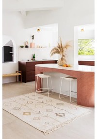 Covor bej lavabil/țesut manual din bumbac 170x240 cm Kaarol Earth – Lorena Canals