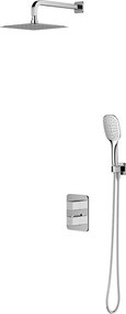 Sistem de dus incastrat cu baterie termostatata Omnires Slide si para cu 3 functii