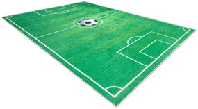 BAMBINO 9731 covor lavabil Teren, fotbal pentru copii anti-alunecare - verde