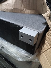 Promo Canapea de colt extensibila CAVELO, gri inchis, reversibila, calitate II