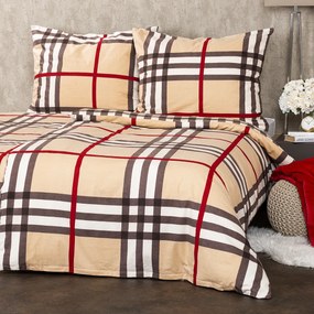 Lenjerie flanelă 4Home Cub, 220 x 200 cm, 2 buc. 70 x 90 cm, 220 x 200 cm, 2 buc. 70 x 90 cm