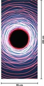 Fototapet pentru ușă - Abstract cerc (95x205cm)