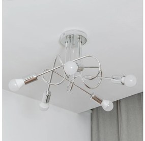 Lustră aplicată OXFORD 5xE27/15W/230V crom lucios