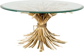 Masuta de cafea design LUX Bonheur auriu 111100 HZ