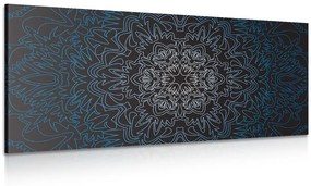 Tablou Mantala ornamentală pe un fundal negru