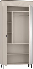 Dulap, caşmir/stejar castello, EYCO 2D/40
