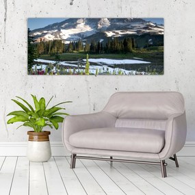 Tablou - Muntele Rainier (120x50 cm)
