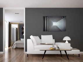 Tablou - Vedere din interiorul clădirii (90x60 cm)