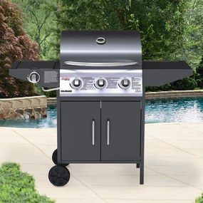 Grătar BBQ pe gaz cu arzător lateral Avenberg COLORADO