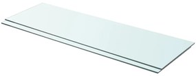 3051581 vidaXL Rafturi, 2 buc., 90 x 30 cm, panouri sticlă transparentă