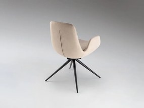 Scaun pivotant dining design elegant Zuna bej