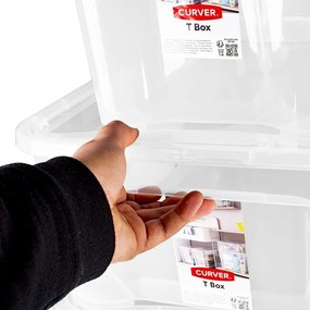Cutie de depozitare din plastic cu capac T box - Curver