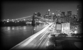 Fototapet - New York Brooklyn Bridge City (254x184 cm)