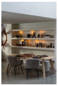 Masă de dining din lemn de stejar 100x220 cm Tablo – WOOOD