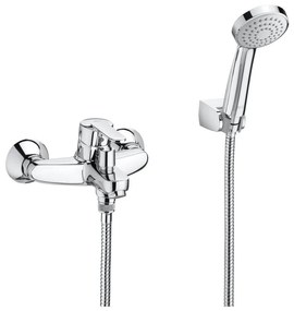 Set de cadă cu baterie Roca A5A0125C02 VICTORIA crom lucios