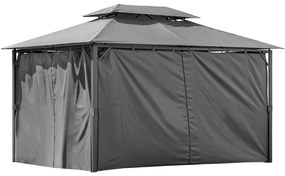 Foișor de grădină Tino 3x4 grafit