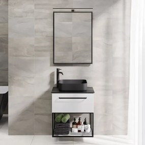 Oglindă de baie BATH DELUXE 01-060-05-02-00 BORGSTED 60x80 cm negru