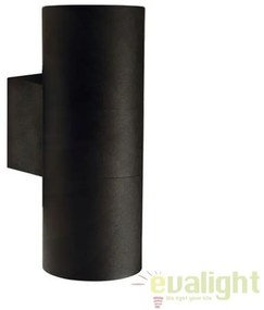 Aplica de perete exterior dubla IP54 Tin Maxi negru 21519903 NL