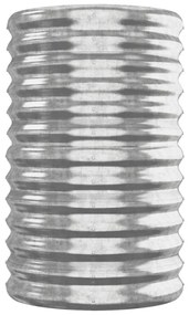 Jardiniera argintiu 260x40x68 cm otel vopsit electrostatic 1, Argintiu, 260 x 40 x 68 cm