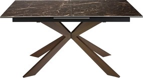 Masa extensibila deosebita design LUX Porcelain Marble 160-200cm