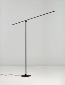 Lampa LED dimabila de podea directionabila TENSO negru