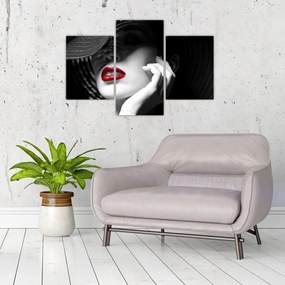 Tablou - Femeie cu pălărie (90x60 cm)