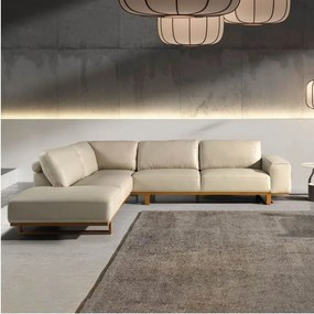Coltar stanga LUX design italian Cowhide sand