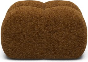 Puf Tapitat Covio 85x85x52 cm, maro Chenille – Kendell 22