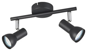 Spot negru ø 8 cm Cantar – Trio