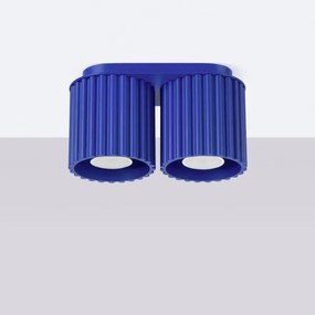 Sollux SL.1810 - Spot AURA 2xGU10/10W/230V albastru