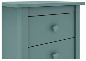 Noptieră de copii în culoarea petrolului din lemn masiv de pin Max – Marckeric