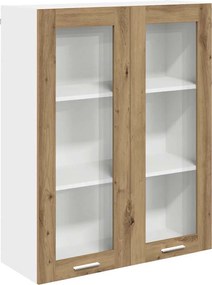 vidaXL Dulap suspendat Stejar Artizanal 80 x 31 x 100 cm Lemn compozit