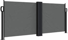 vidaXL Copertină laterală retractabilă, antracit, 100 x 1000 cm