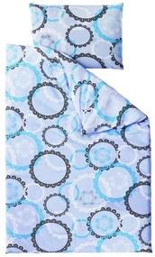 Lenjerie de pat din bumbac JULEN albastru deschis Dimensiune lenjerie de pat: 70 x 90 cm | 140 x 200 cm