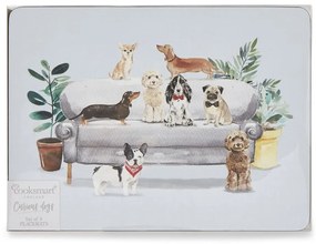 Set cu suporturi farfurii și coasters 8 buc. Curious Dogs – Cooksmart ®