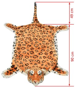 Covor cu model leopard 139 cm Plus Maro Maro, 139 cm