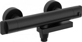 Baterie cada termostatata culoare neagra Deante Negru mat