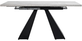 Masă de luat extensibilă, Negru+Gri | Aosom Romania